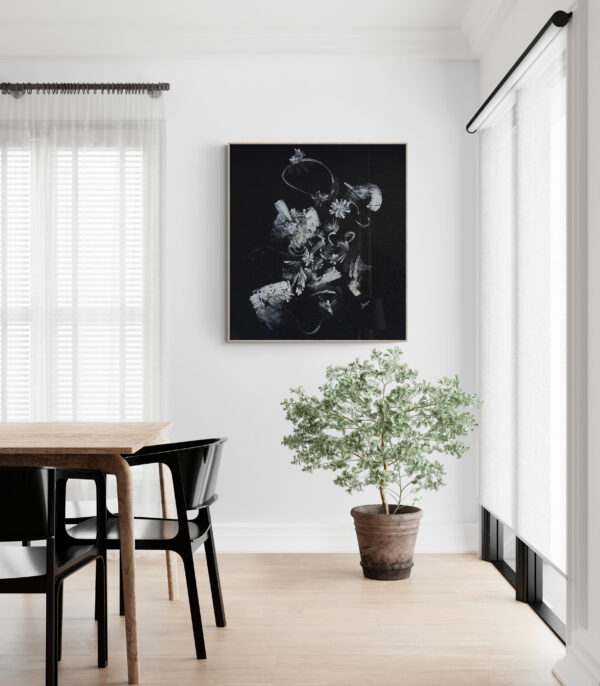 La floraison 90x80cm - Œuvre originale