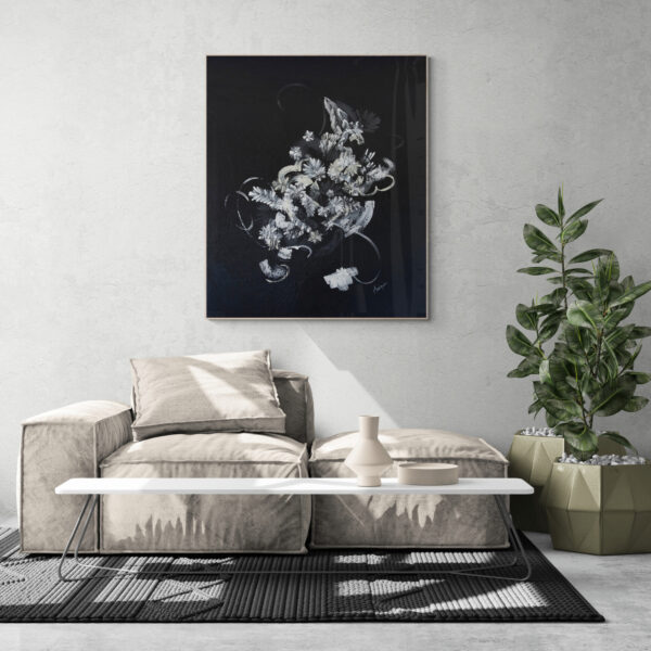 Le corail 120X100CM – ŒUVRE ORIGINALE