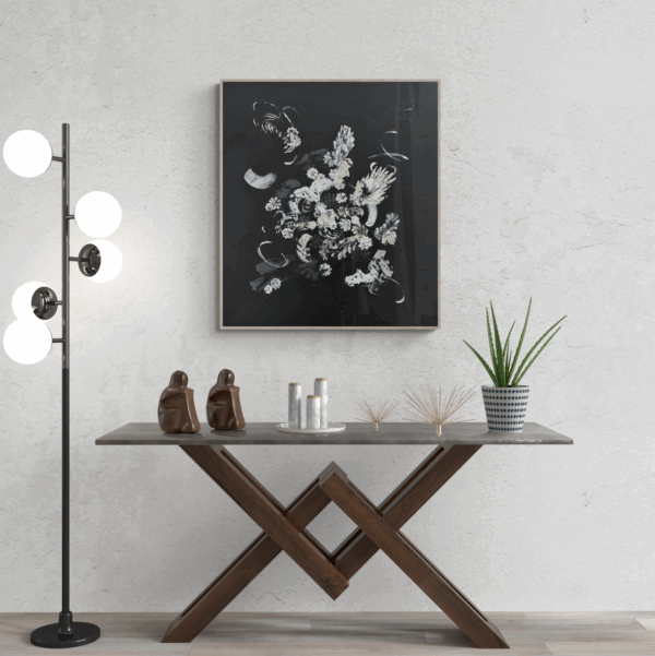 Tornades 90x80cm - Œuvre originale