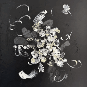 L'automne 90x80cm - Œuvre originale – Image 3