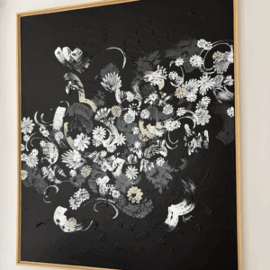 Chaîne de montagnes 120x100cm - Œuvre originale